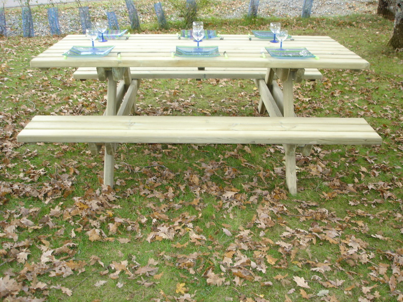 Table pique-nique bois Chaville